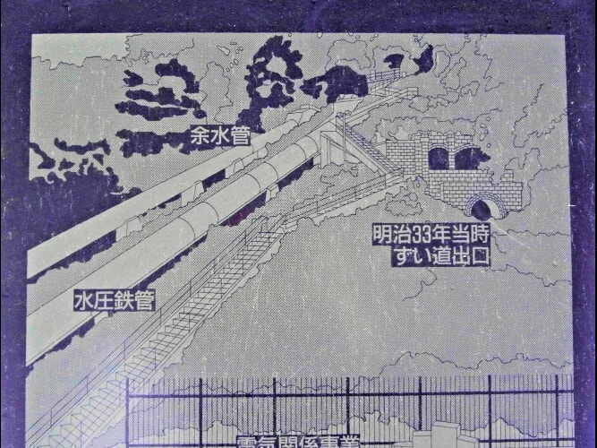 2階テラスの「景観説明板」